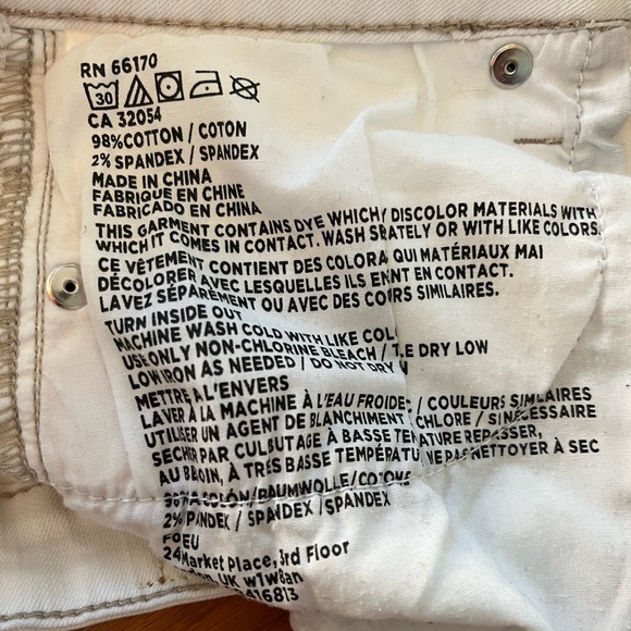 White Urban Outfitters BDG Spade High-Rise Pin-Up Shorts - Picture 15 of 15